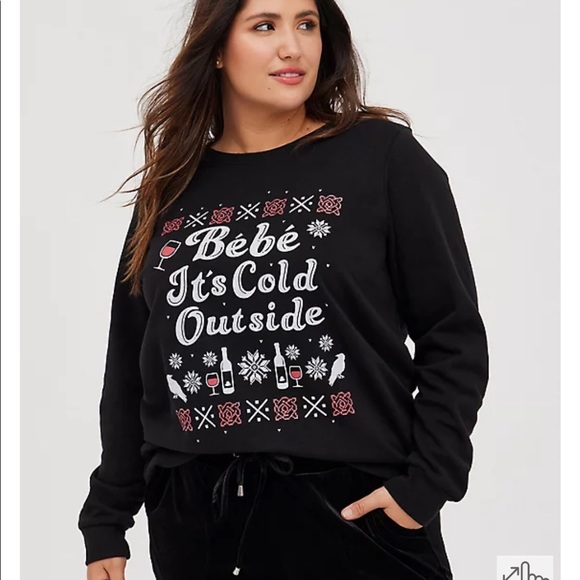 torrid Tops - TORRID schitts creek sweatshirt - Bebe it’s cold outside